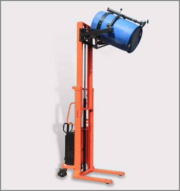 半電動油桶翻轉車(2節(jié)門架)