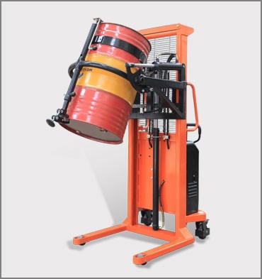 半電動油桶翻轉(zhuǎn)車