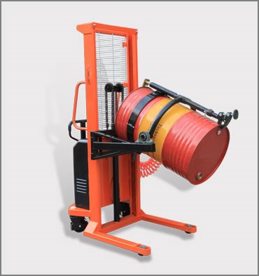 氣動油桶翻轉(zhuǎn)車