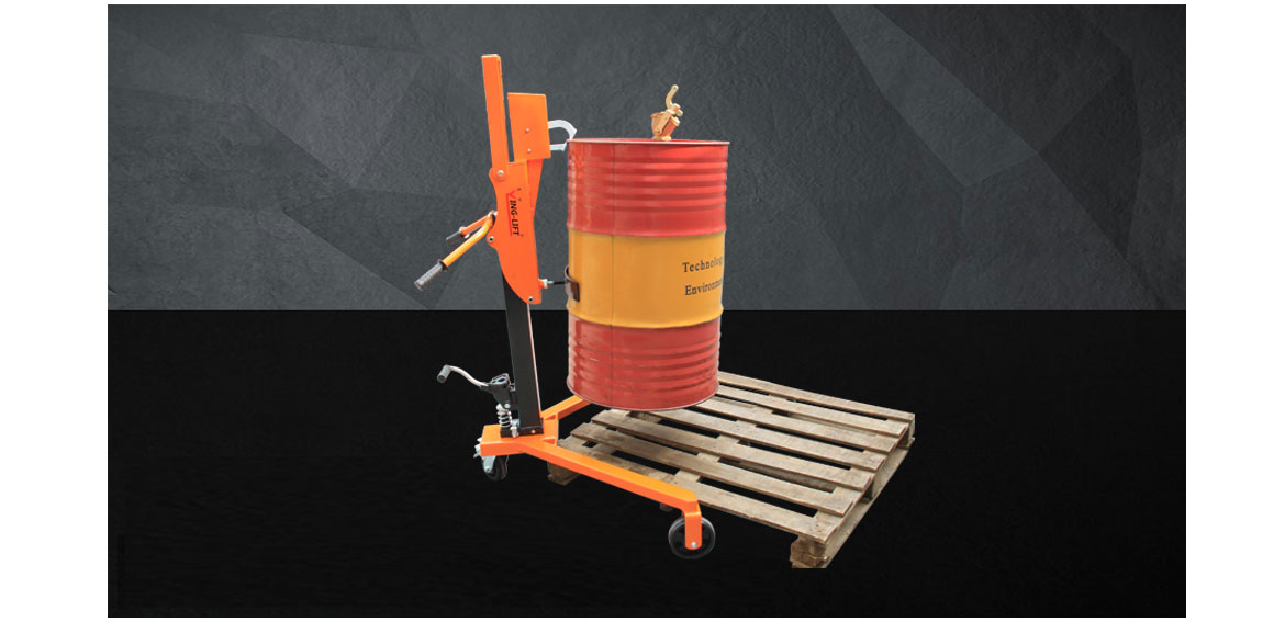 輕型液壓油桶搬運(yùn)車