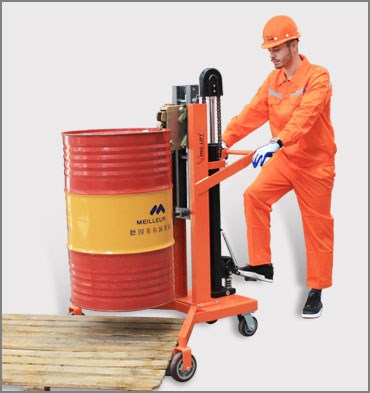 液壓油桶搬運(yùn)車