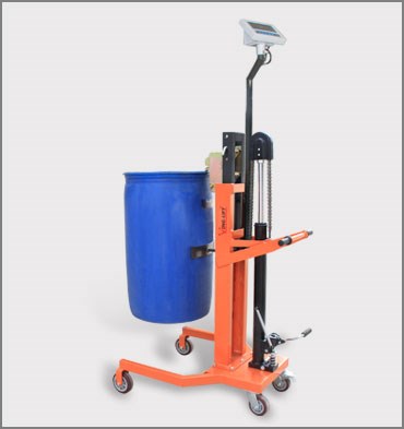 液壓稱重油桶搬運(yùn)車