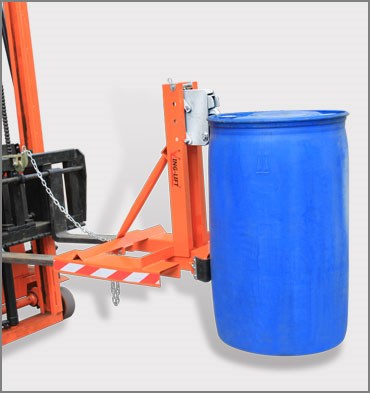 叉車專用輕型單鷹嘴油桶夾具(拆卸式支架)