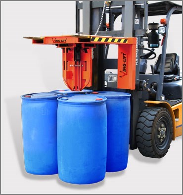 叉車專用四油桶夾具