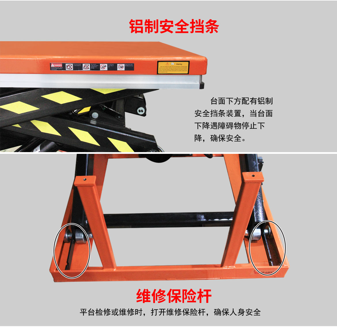 雙剪固定液壓升降平臺