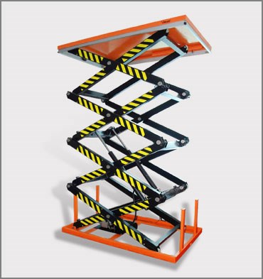 四剪式電動升降平臺車