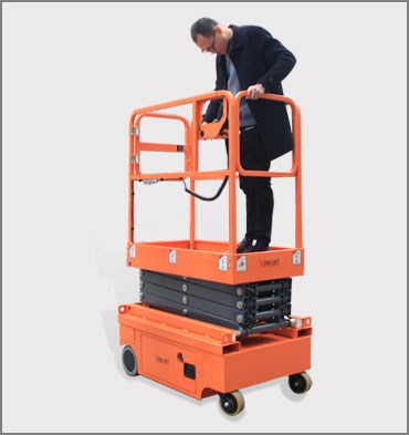 小型全電動剪叉式升降平臺車