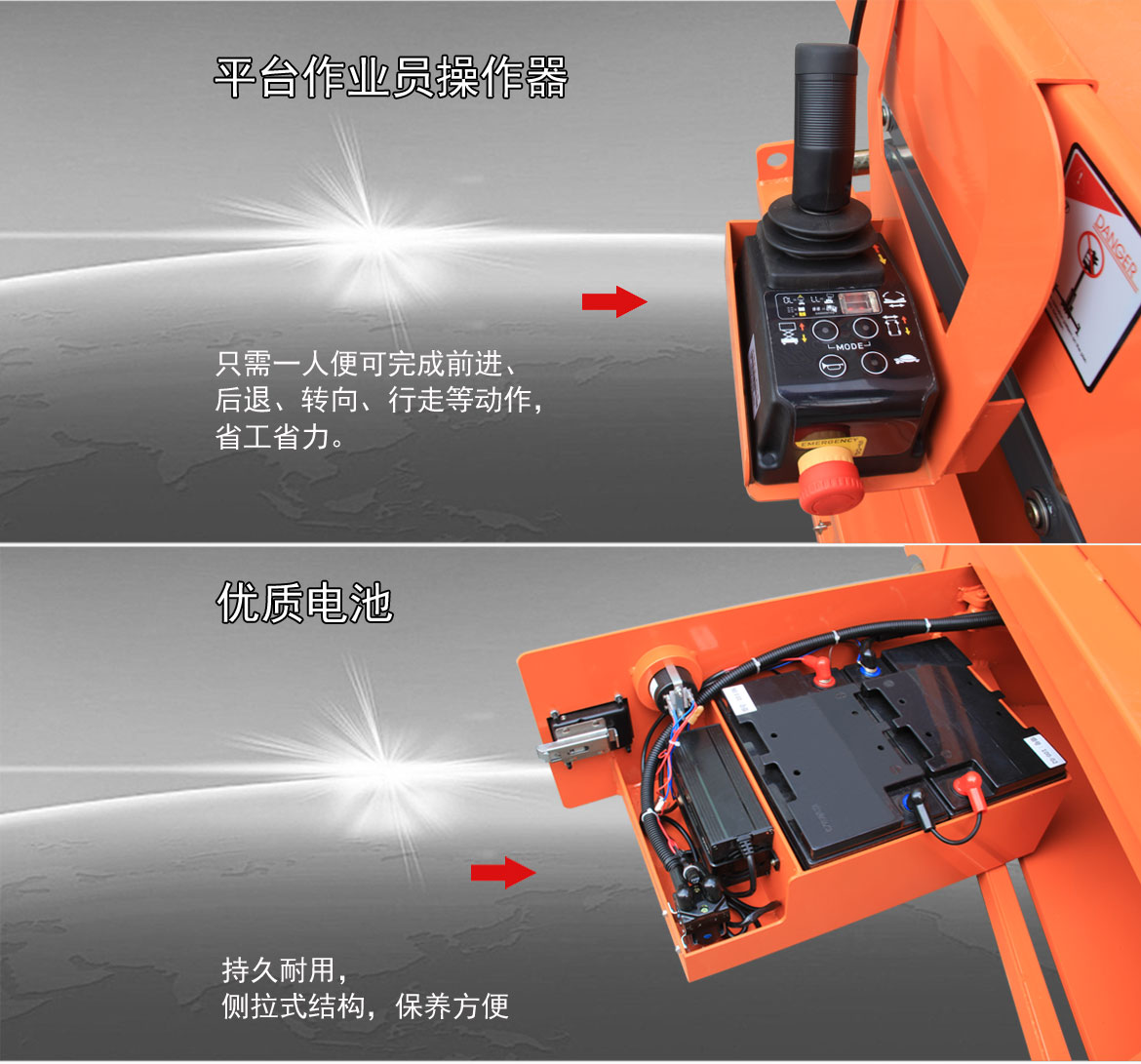 全電動小型剪叉式升降平臺