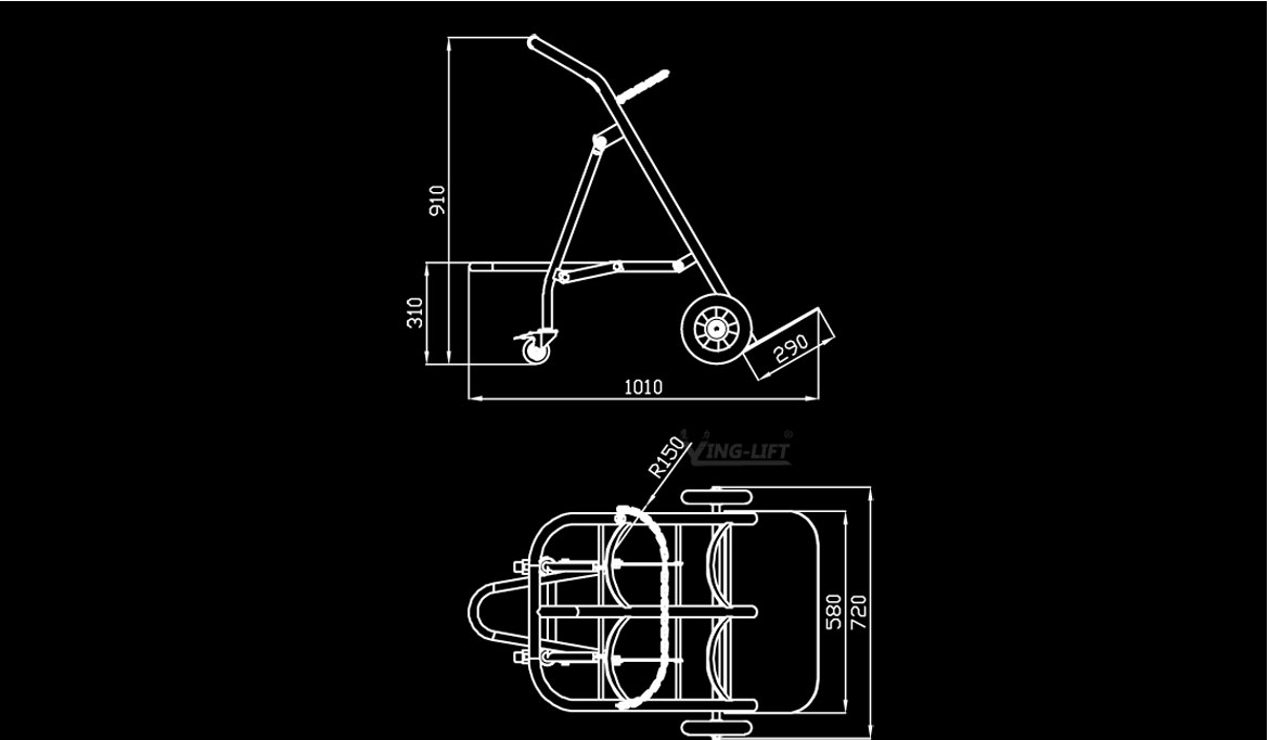 TY130雙氣瓶搬運(yùn)車