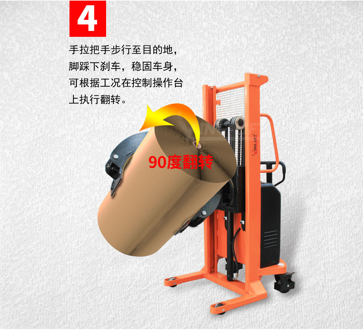 卷膜翻轉(zhuǎn)車