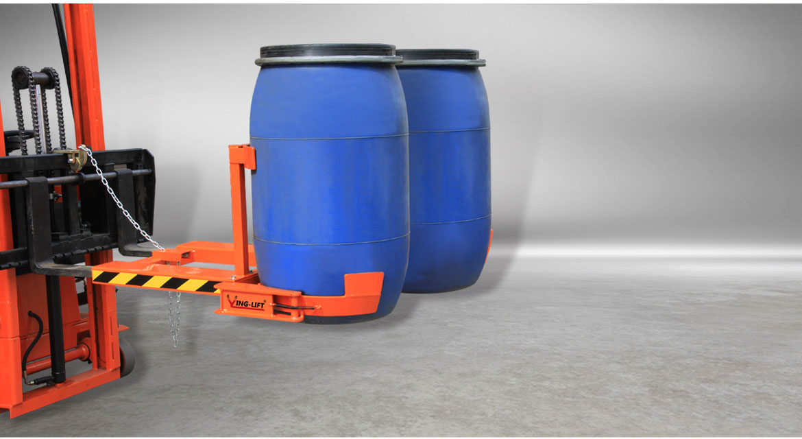 抱箍式叉車(chē)專(zhuān)用油桶夾具