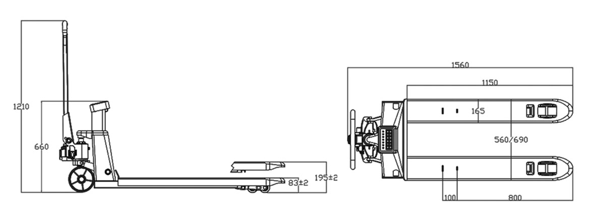 移動稱重式托盤車